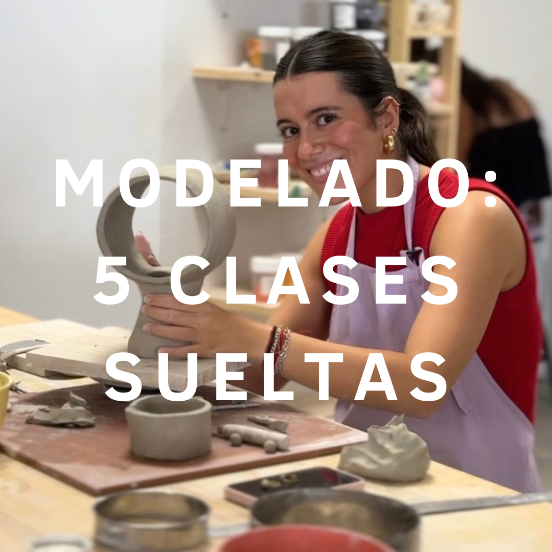 Bono de 5 clases sueltas de modelado manual