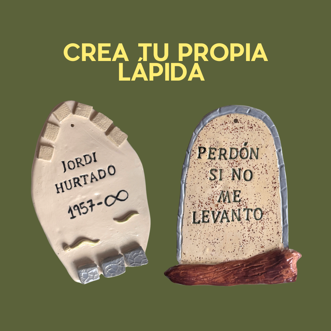 Especial Halloween: Crea tu lápida 35€ (Reserva 15€)