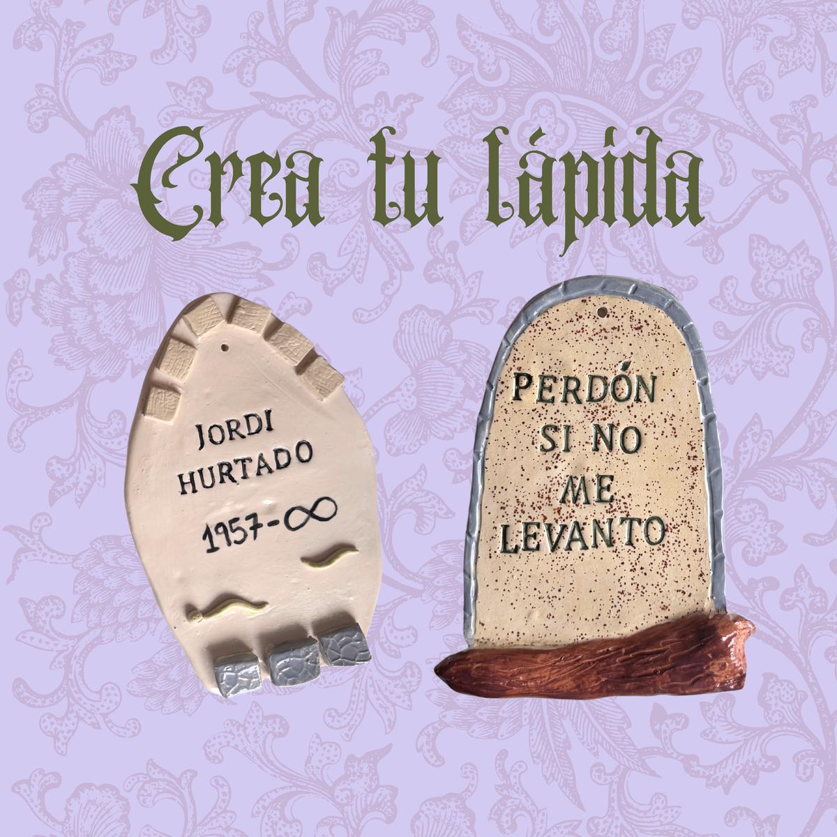 Especial Halloween: Crea tu lápida 35€ (Reserva 15€)